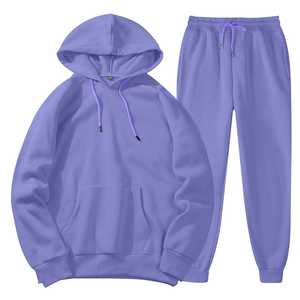 Sweat-shirt personnalisé avec logo, en coton et polyester, avec poche, pour homme, ensemble de survêtement - Product Image 6