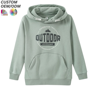 Sweat-shirts pour bébés en coton 100% tricoté, couleur unie, sur mesure, de haute qualité, vente en gros |   Sweat-shirts personnalisés pour enfants - Product Image 2