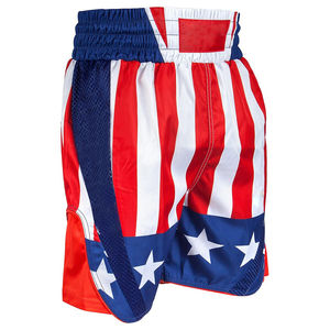 Short de combat personnalisé imprimé par sublimation, short de boxe MMA pour hommes, design personnalisé Pakistan, prix de gros OEM - Product Image 3