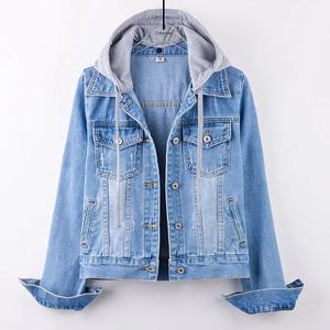 Veste en jean pour homme en coton 100% de haute qualité, à capuche, coupe-vent, respirante, pour l'hiver - Product Image 1