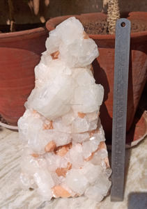 Natural Apophyllite Crystal Cluster Minerals Venta al por mayor Cluster para la venta Natural Apophylite Verde rosa - Product Image 2