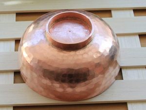 Bol en cuivre pur fait main, vaisselle en cuivre épais, Katori traditionnel pour la restauration et la décoration, export en gros depuis l'Inde - Product Image 6