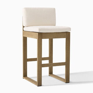Chaise de bar à dossier haut au design minimaliste pour ensemble de meubles de restaurant avec siège rembourré pour la décoration de la maison - Product Image 1