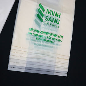 Eco-Friendly <b>Starch</b> Shopping Bags Providing Biodegradable and Sustainable Packaging <b>Solutions</b> for Wholesale - Product Image 4