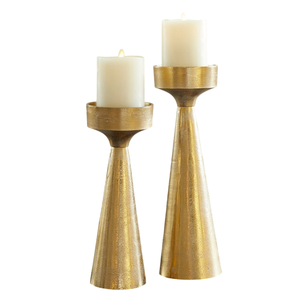 Venta al por Mayor de Portavelas Decorativos de Alta Calidad para Decoración del Hogar, Portavelas de Aluminio Fundido a Mano, Personalizados - Product Image 2