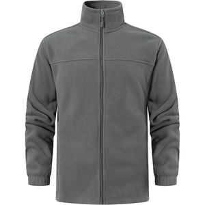 Chaqueta de Forro Polar con Capucha para Hombre, Cierre Frontal Personalizado con Cremallera, Diseño Sólido, Color Personalizado, Ropa de Abrigo Cálida para Invierno, Manga Larga Informal - Product Image 2