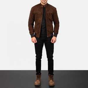 Vestes en cuir premium pour hommes, service OEM, vestes en cuir très vendues, nouveau style hiver 2026 pour hommes - Product Image 4