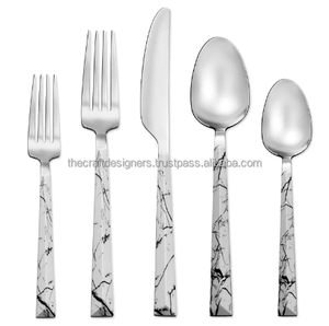 Ensemble de couverts et argenterie en métal pour hôtels et restaurants Vaisselle en acier inoxydable Couverts de haute qualité Style américain - Product Image 6