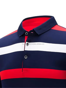 Precio al por mayor camiseta de los hombres baratos logotipo personalizado superventas de secado rápido hombres camiseta polos, polos de los hombres - Product Image 4