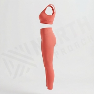 Suministro Directo de Fábrica, Conjuntos de Yoga para Mujer de Talla Grande, Impresión Personalizada de Alta Calidad, Transpirables e Impermeables - Product Image 3