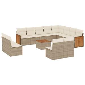 Conjunto de Sofás de Jardín Color Beige - Product Image 2
