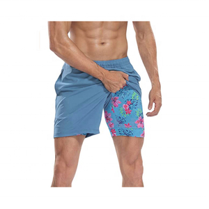 Pantalones Cortos Deportivos Casuales para Hombre, de Alta Calidad, hasta la Rodilla, de Spandex/Nylon, Cintura Elástica con Bolsillos, Doble Capa, Compresos y Duraderos - Product Image 4
