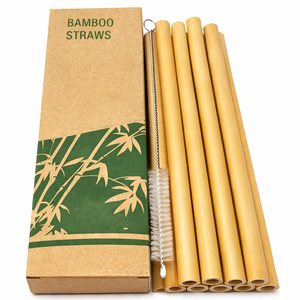 Premium Eco-Friendly <b>Bamboo</b> Drinking <b>Straws</b> Reusable Sustainable VIET DELTA CORPORATION/ MS ALINA - Product Image 4