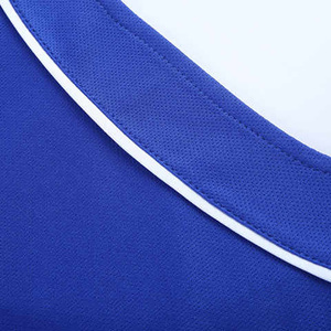 Maillot de baseball personnalisé 100% polyester respirant léger col rond impression par transfert thermique séchage rapide sans manches tenue d'équipe - Product Image 6