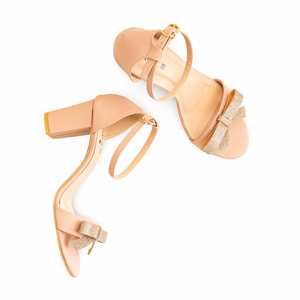 Sandalia de tacón rosa para mujer, elegante, en color de rosa, para mujer - Product Image 1