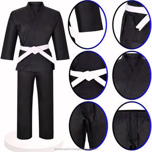 Kimono de Jiu Jitsu Unisexe de Haute Qualité à Séchage Rapide Nouveau Design Logo Personnalisé Vente en Gros Arts Martiaux Porter des Techniques Lavées - Product Image 6