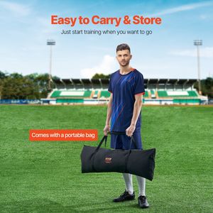 Rimbalzista Portatile 7x7FT per Allenamento Calcio, in Ferro e Poliestere, Attrezzatura Sportiva per Pratica di Calcio - Product Image 5