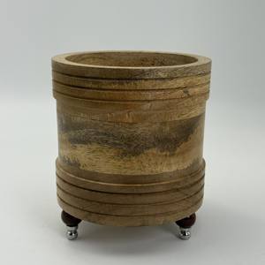 Elegante Portacubiertos de Madera con Asa Decorada con Cuentas, Ideal para Cocinas Modernas, Hogares, Hoteles, Oficinas, Dormitorios y Salas de Estar - Product Image 1