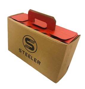 Boîte en carton ondulé recyclable personnalisée de 3mm en carton kraft pour produits ménagers pour l'expédition avec logo imprimé - Product Image 1