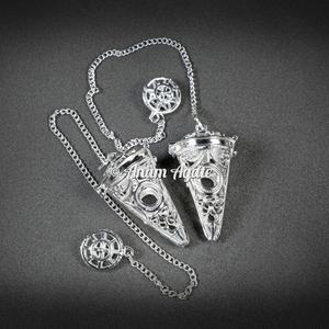 Spirale Argent Laiton Chakra Guérison Radiesthésie Pendules En Gros Haute Qualité Reiki Chakra Équilibrage Méditation Guérison Spirituelle - Product Image 5