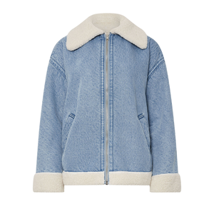 Chaqueta Vaquera de Mezclilla para Mujer, Talla Grande, al por Mayor, Personalizable, Muestra Gratuita, la Mejor Calidad - Product Image 1