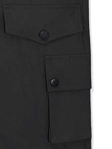 Pantalon cargo léger EMRG pour homme, en velours côtelé imperméable, à jambes larges, avec poche à rabat et cordon de serrage à la taille, 100% coton - Product Image 3