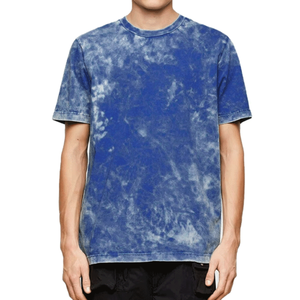 OEM Custom Made Men's Oversized Acid Wash T-Shirt Breathable 100% Cotton Summer Wear Solid Short Sleeves T-shirts - Product Image 5
