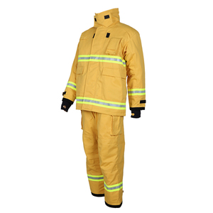 Combinaison de protection pour pompiers en aramide, vêtements de travail résistants au feu, veste et pantalon avec bandes réfléchissantes, vêtements de sécurité résistants à la chaleur pour les secours - Product Image 6