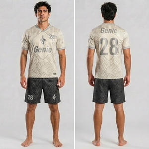 ชุดเสื้อฟุตบอลชาย พิมพ์ลายแบบซับลิเมชั่น ผ้าโพลีเอสเตอร์ ระบายอากาศได้ดี ชุดฟุตบอลสำหรับผู้ใหญ่ ขายส่งราคาถูก - Product Image 6