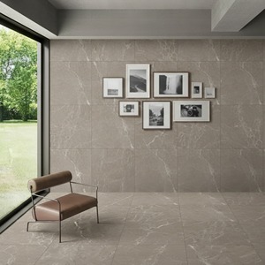 Carreaux de sol et de mur en porcelaine naturelle ébène, carreaux d'intérieur modernes mats et polis pour maison de luxe, hôtel, bureau, 60x120 CM, 8,5 MM - Product Image 1