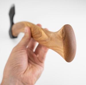 Hand-Forged High Carbon Steel Flat Backed 13" DIY Grade Bushcraft <b>Axe</b> Full Tang Ash Wood <b>Handle</b> ODM Outdoor Work Gifts - Product Image 4