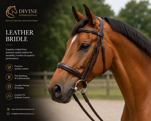 Fabricant de bridons en cuir faits à la main – Équipement équestre OEM ODM pour marques mondiales par Divine International - Product Image 5