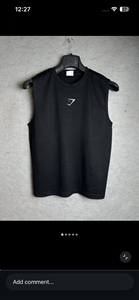 Camiseta sin mangas negra para hombre, cuello redondo, de secado rápido, tejido deportivo, con logo frontal, informal, para entrenamiento, fitness, verano, gimnasio, OEM - Product Image 6