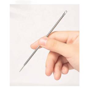 Agujas de Acero Inoxidable para Eliminar Puntos Negros y Acné, Cuidado Facial de la Piel, Limpiador de Puntos Negros, Extractores de Comedones, 15g, Reutilizables - Product Image 6