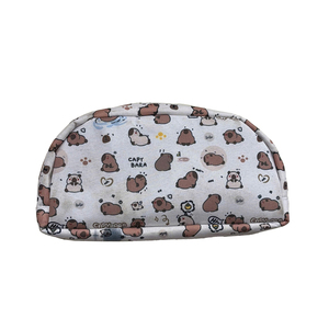 กระเป๋าเครื่องสำอางคุณภาพสูงสำหรับผู้หญิง ดีไซน์ใหม่ล่าสุด ลายคาปิบาร่าน่ารัก รับผลิตแบบ OEM - Product Image 1