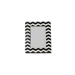 Handmade MOP And Wooden <b>Mirror</b> Frame <b>Set</b> Of 2 Different Size And Shape <b>Mirror</b> Frame For <b>Wall</b> Decor Accessories - Product Image 2