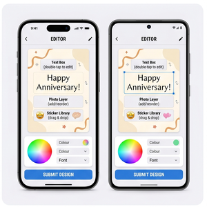 แอปการ์ดอวยพร RoyalCraft – สร้างคำอวยพร การ์ดวันเกิด การ์ดเทศกาล และดีไซน์แบบกำหนดเอง ios/android - Product Image 2