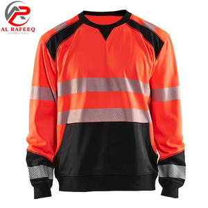 Sweat-shirt de travail à prix abordable pour hommes, col rond, haute visibilité, réfléchissant, en polaire, pour l'hiver, modèle vierge pour femmes, vente en gros 2026 - Product Image 5