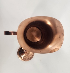 Vaisselle décorative en cuivre pur, vaisselle artisanale en cuivre pur, vaisselle de table en cuivre pur, articles de service faits à la main en cuivre pur - Product Image 4