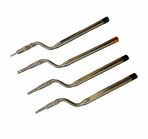 Juego de 4 Piezas de Osteótomos Dentales de Alta Calidad para Levantamiento de Senos, Punta Curva y Recta, de Acero Inoxidable Alemán, Manuales, con Certificación CE - Product Image 6