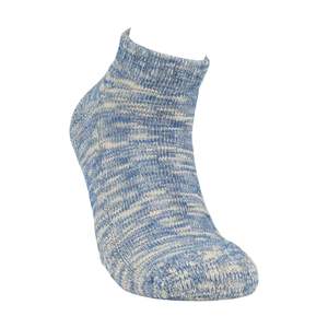 Paire de chaussettes courtes bleu clair mélangé en coton biologique durable, résistantes aux odeurs, douces au toucher, pour l'été et le quotidien - Product Image 2