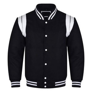 แจ็คเก็ตวาร์ซิตี้แบบยูนิเซ็กส์สไตล์ไฮสตรีท พร้อมโลโก้แบบกำหนดเอง แจ็คเก็ตวาร์ซิตี้ลำลองสีสันสดใสสำหรับคู่รัก - Product Image 1