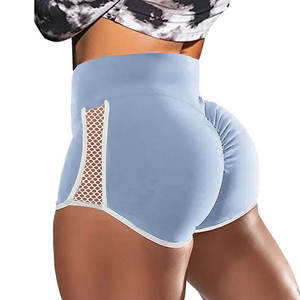 Shorts Deportivos de Cintura Alta para Mujer, Transpirables, con Lazo y Remaches, para Correr, Gimnasio y Entrenamiento - Product Image 3