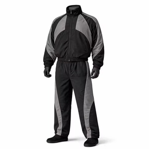 ชุดวอร์มกันลมแบบสองชิ้นสำหรับผู้ชาย ปี 2026 พร้อมแจ็คเก็ตซิปและกางเกงจ็อกเกอร์ ชุดวอร์มกันลมผู้ชายแบบสั่งทำพิเศษ บริการ OEM - Product Image 4