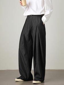 Pantalones Anchos Holgados para Hombre con Puños Ajustables, Pantalones de Pierna Ancha, Casuales, de Corte Holgado, Ligeros, Minimalistas, Estilo Jogger - Product Image 4