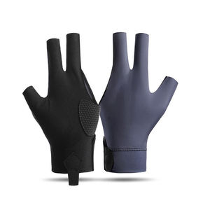 Guantes de billar OEM más vendidos para jugadores de billar y snooker, con 3 dedos, para adultos, en diferentes tallas. - Product Image 2
