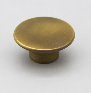 AK Brass Premium Solid Brass Antique Round Cabinet <b>Knob</b> Modern Design Handmade for Kitchen <b>Dresser</b> Bedroom - Product Image 3