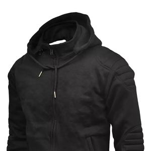 CE Approved Armored Protection Fleece Hoodie <b>Biker</b> Black Hoodies motorcycle <b>jacket</b>/motorcycle auto racing wear/motorbike hood - Product Image 6