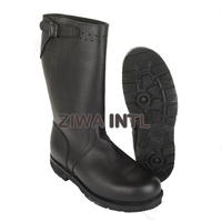 WW2 Officier Allemand m43 low boots cuir noir original