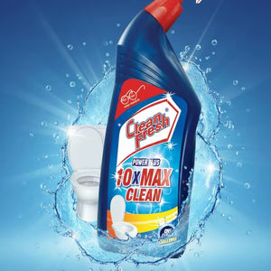 Nettoyant WC liquide automatique bleu à bulles avec élimination des taches, écologique pour la salle de bain - Product Image 1